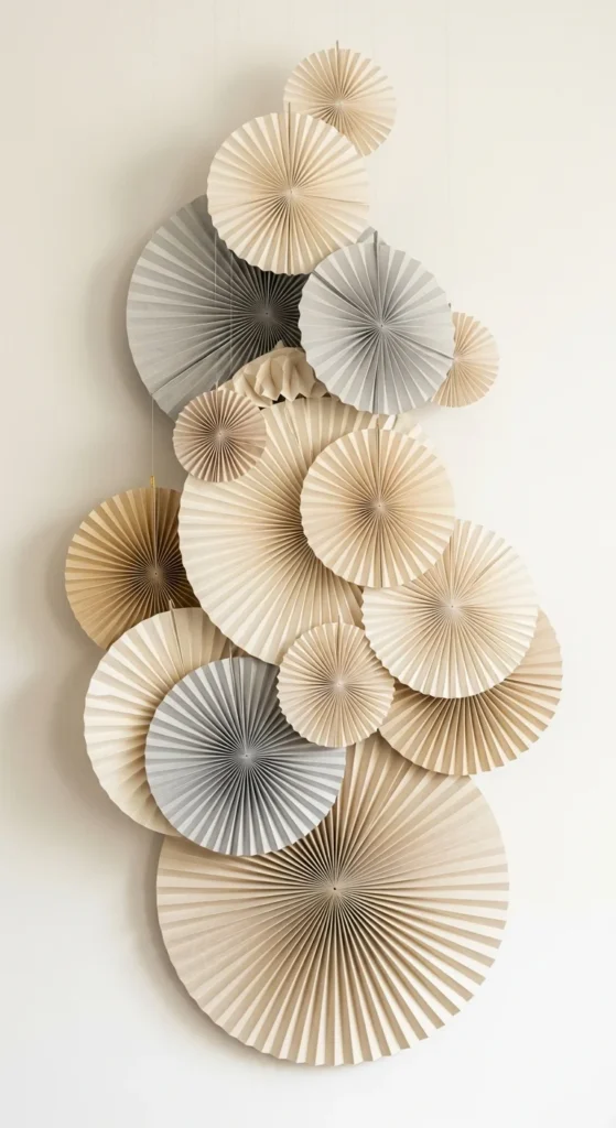 Paper Fan Garland