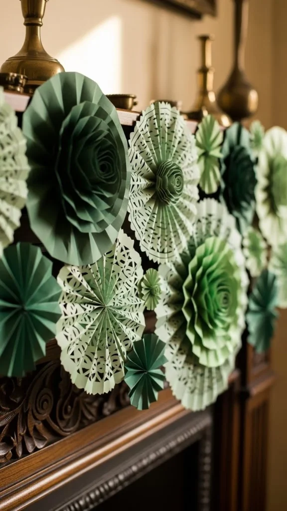 Paper Rosette Banner