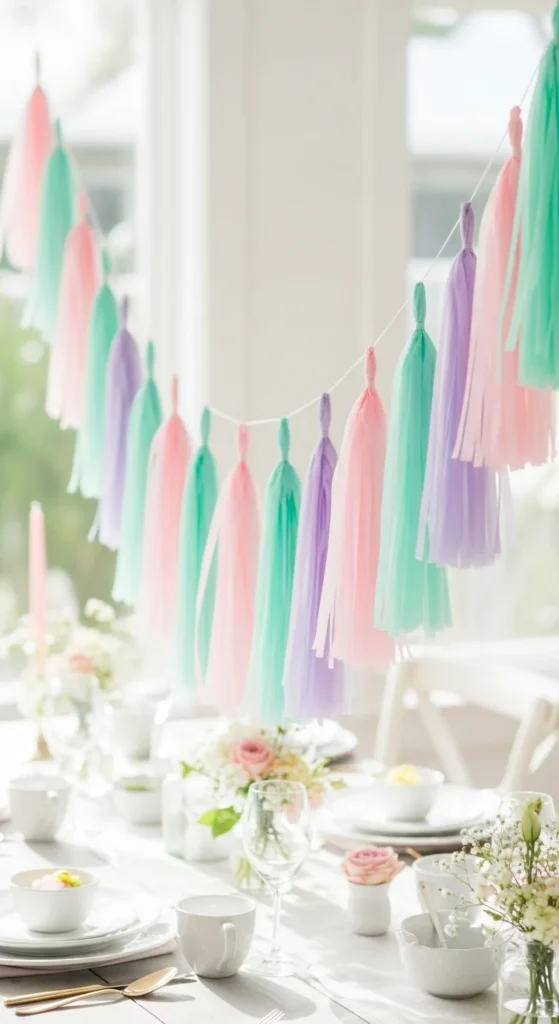 Pastel Party Tassel Garland