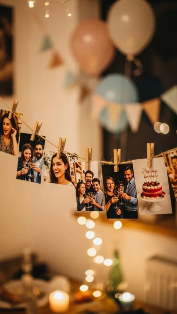Photo Clip String Banner