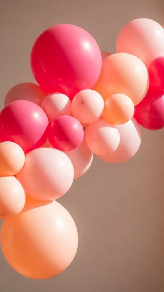 Pink and Peach Soft Blend