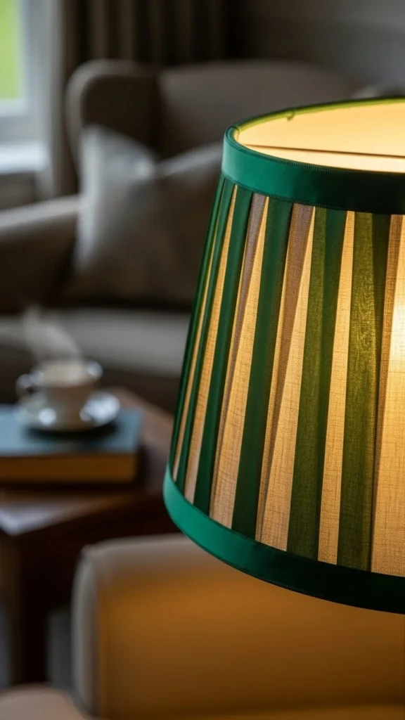 Ribbon-Trimmed Lampshades