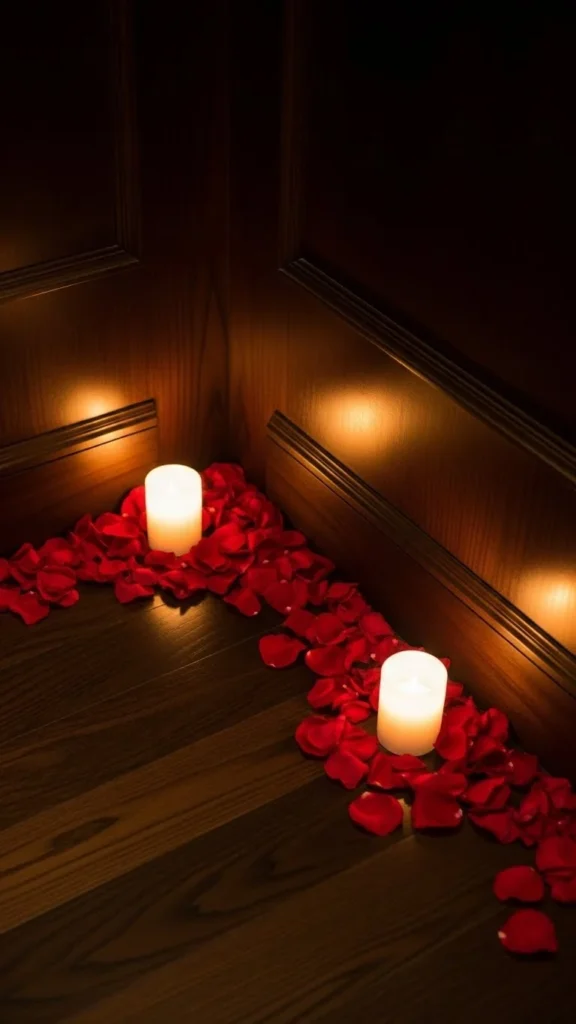 Rose Petal Floor Corners