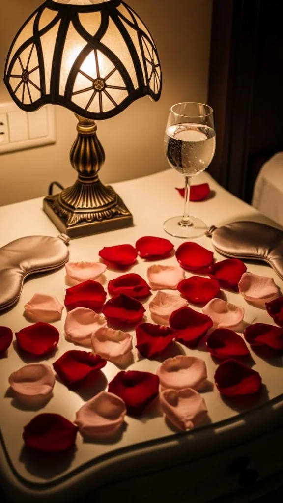 Rose Petal Nightstand Detail