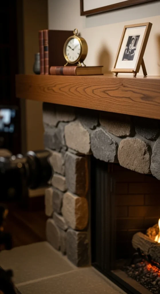 Rustic Fireplace Mantels
