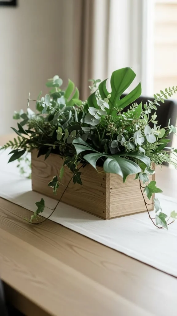 Rustic Wood Box Arrangement