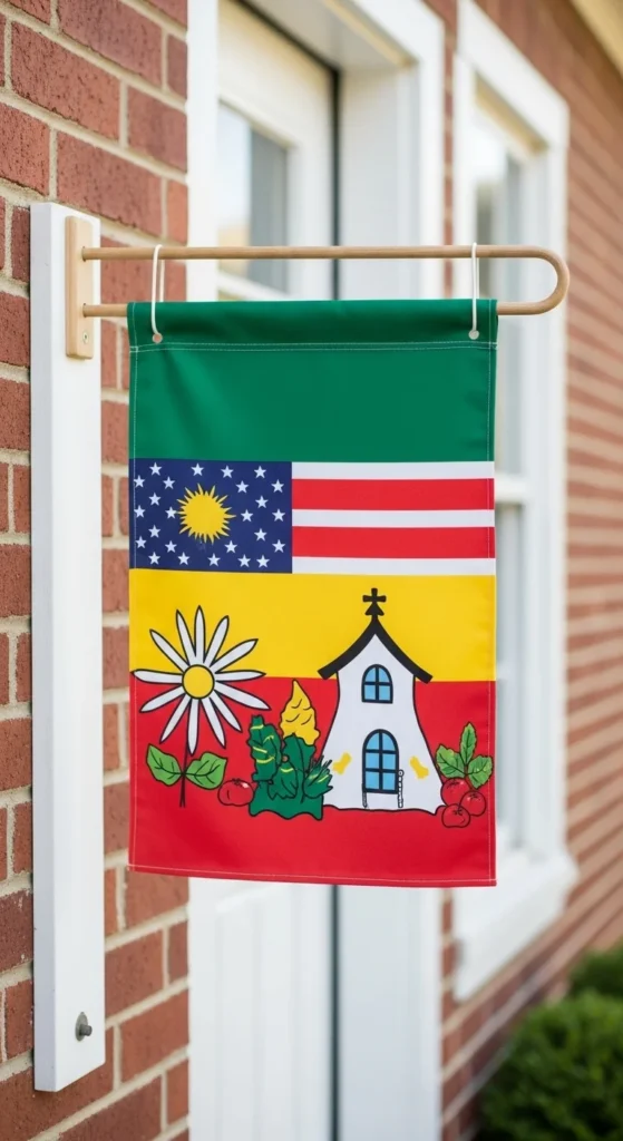 Seasonal Door Flag Accent