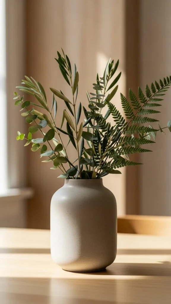 Seasonal Green Swap Arrangement