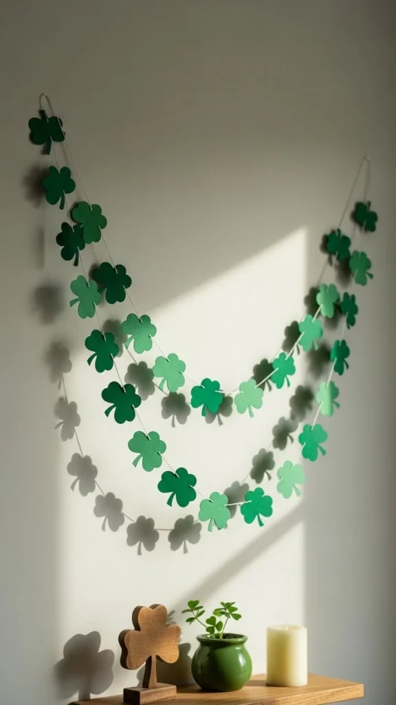 Shamrock Shape Cutout Banner