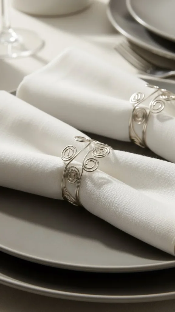 Silver Wire Minimal Rings