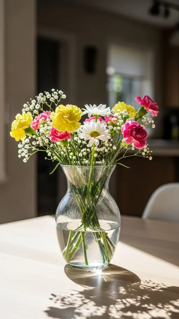 Simple Floral Arrangements Using Grocery Finds