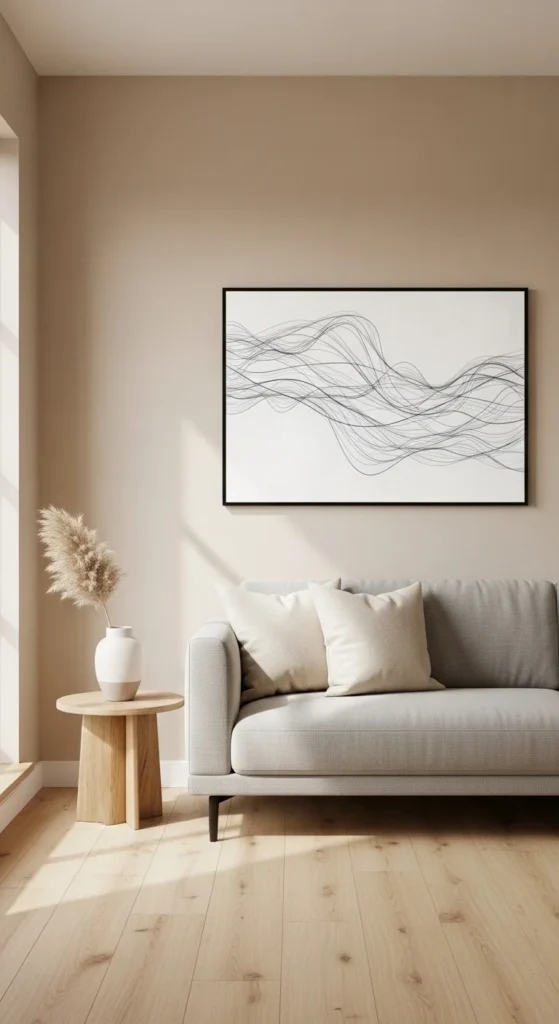 Simple Wall Art With White Space