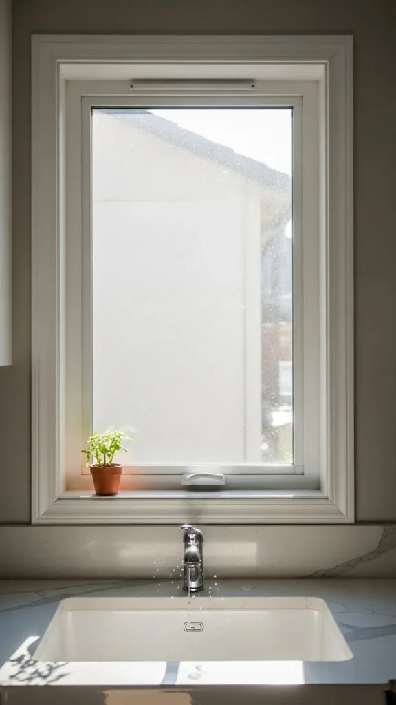 Skip Bulky Decor Around the Window Frame