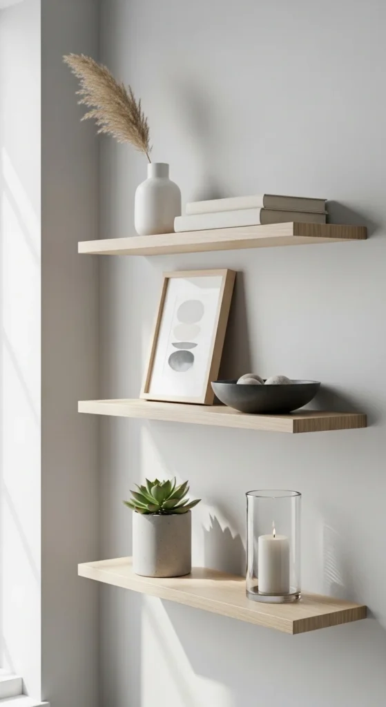 Slim Floating Shelves