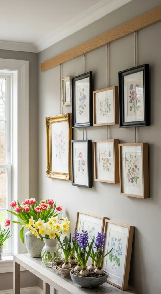 Slim Picture Rail Displays