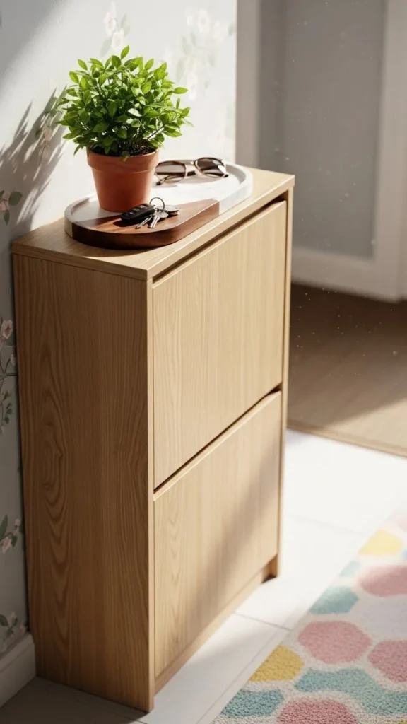 Slim Shoe Cabinet
