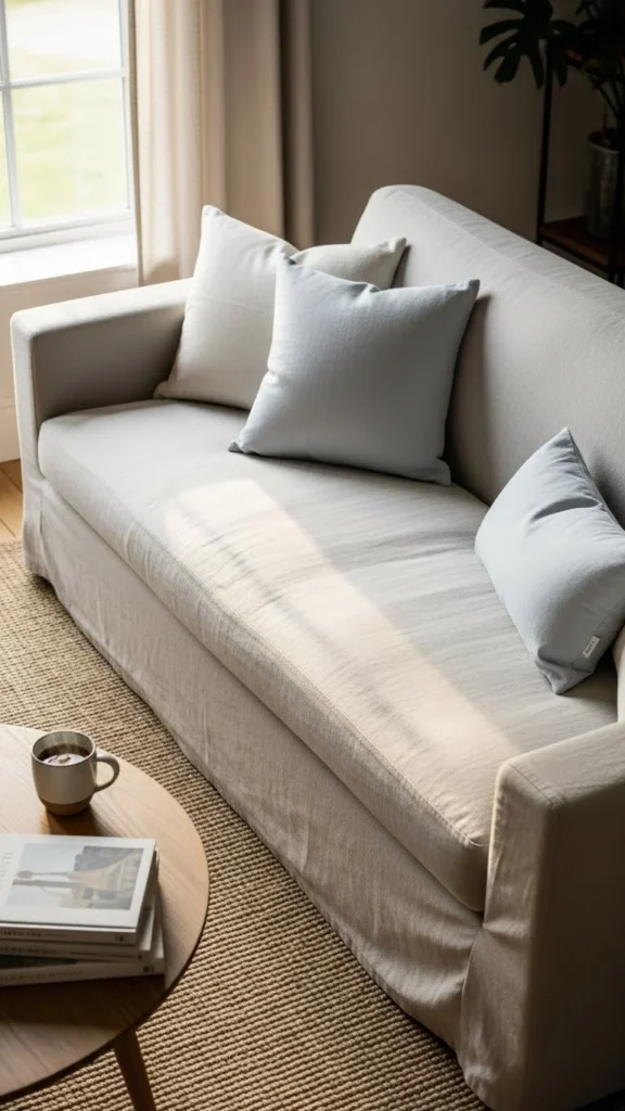 Slipcovers That Change Seating Fast