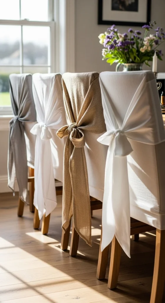 Soft Fabric Chair Ties