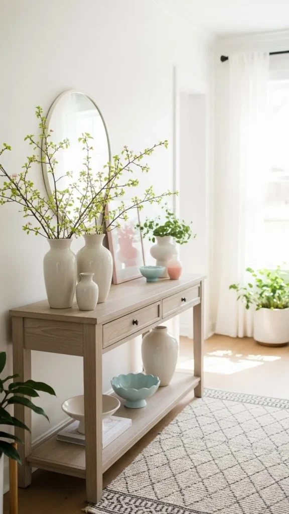 Spring Entryway Decor