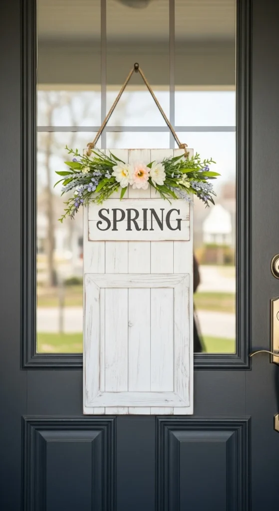 Spring-Themed Door Sign