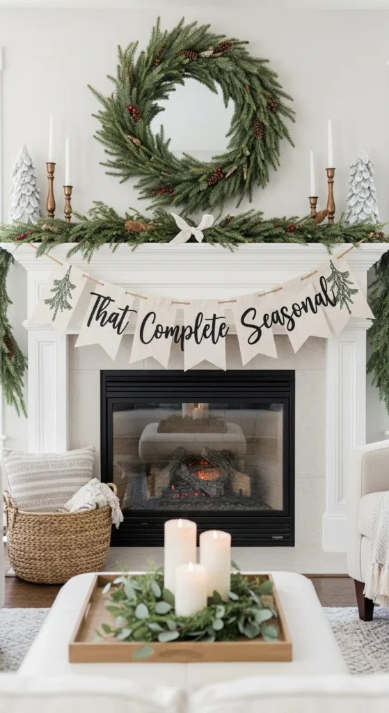 St. Patrick’s Day mantel banners