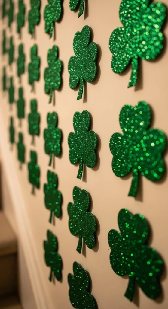 Staircase Wall Shamrock Line