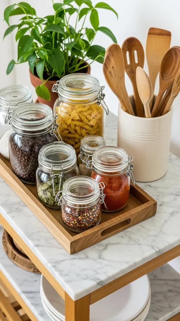 Style the Top Like a Mini Counter