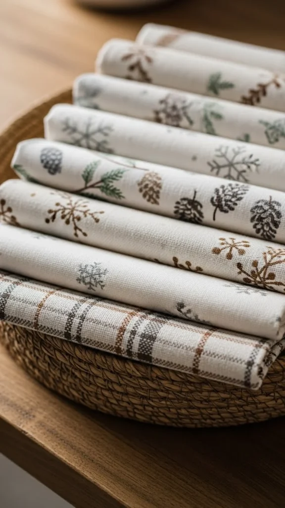 Swap Everyday Textiles for Festive Ones