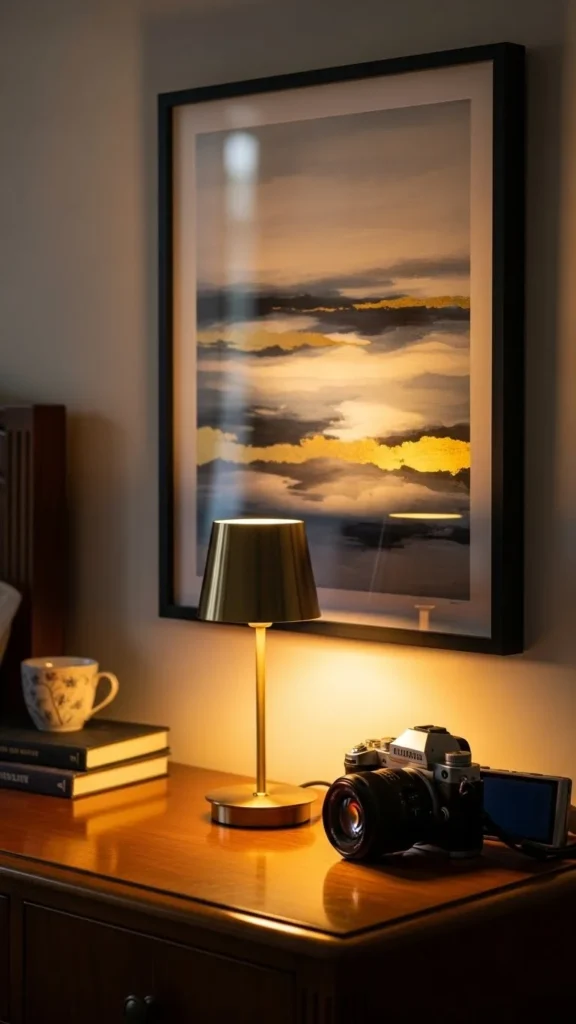 Tabletop Lamps on Dressers