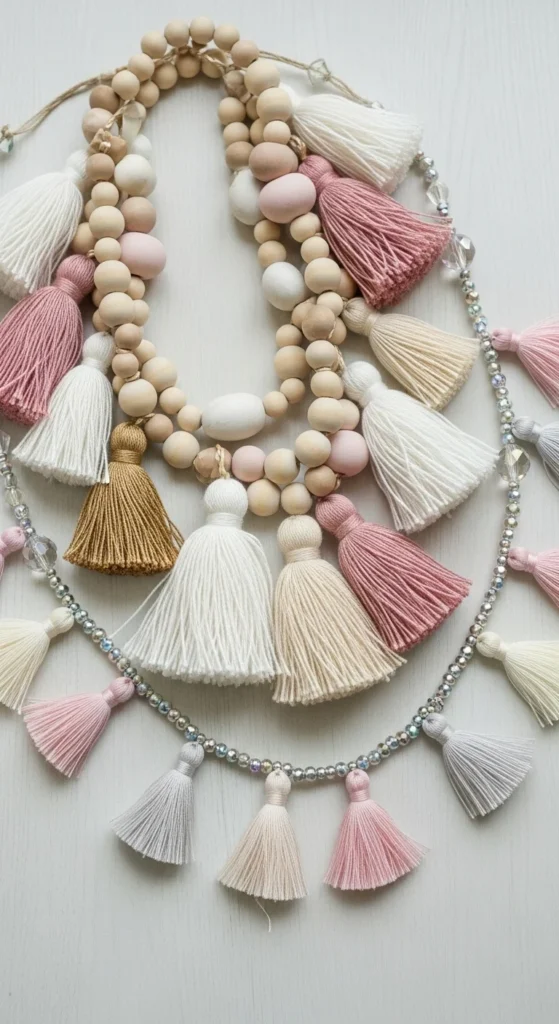 Tassel and Bead Mix Garland