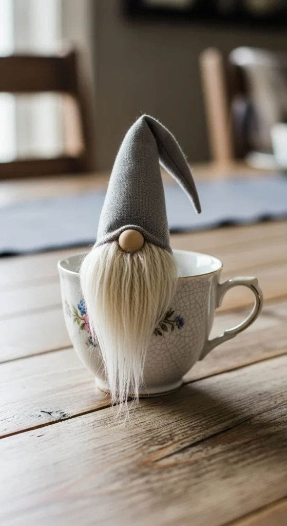 Teacup Gnome Centerpiece