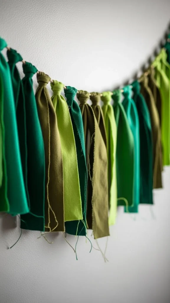 Twine and Fabric Knot Banner