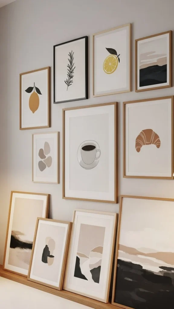 Use Art That Feels Kitchen-Appropriate