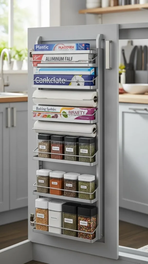 Use the Inside of Doors and Under-Sink Space