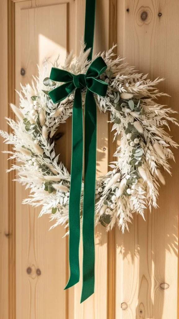  Velvet Ribbon Wreath Ties