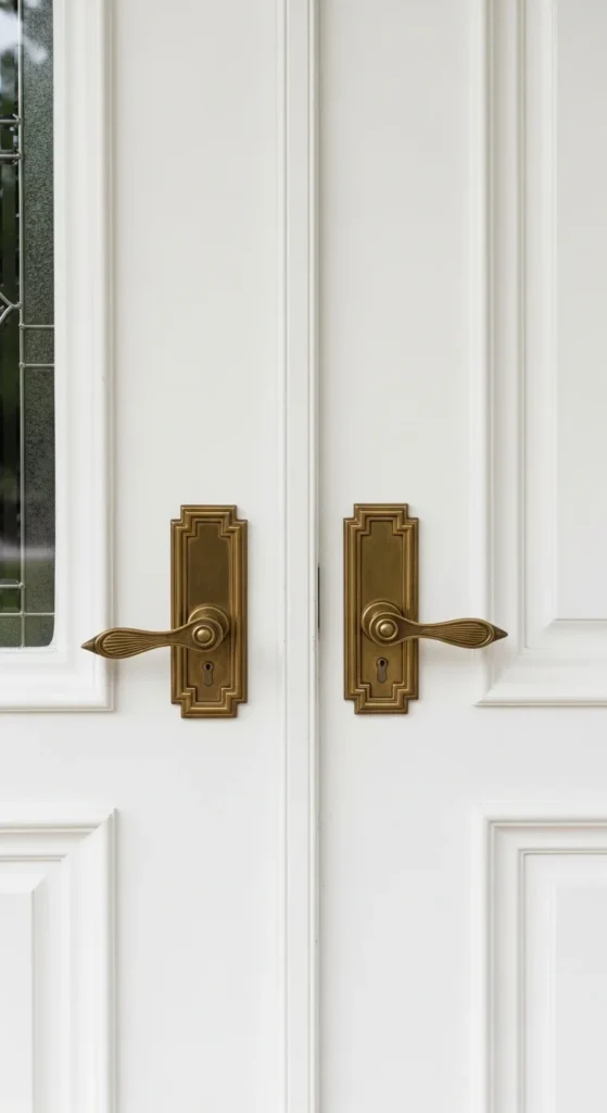 Vintage-Style Door Hardware Styling