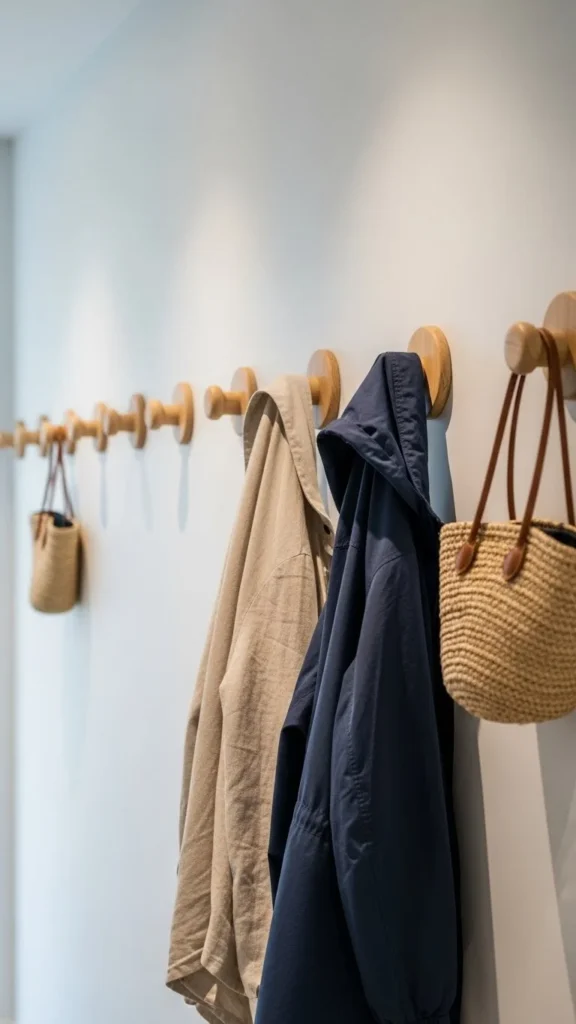 Wall Hooks for Practical Storage