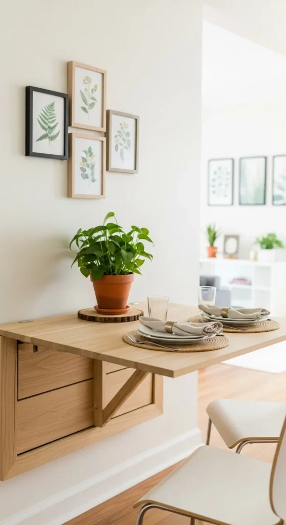 Wall-Mounted Folding Dining Tables