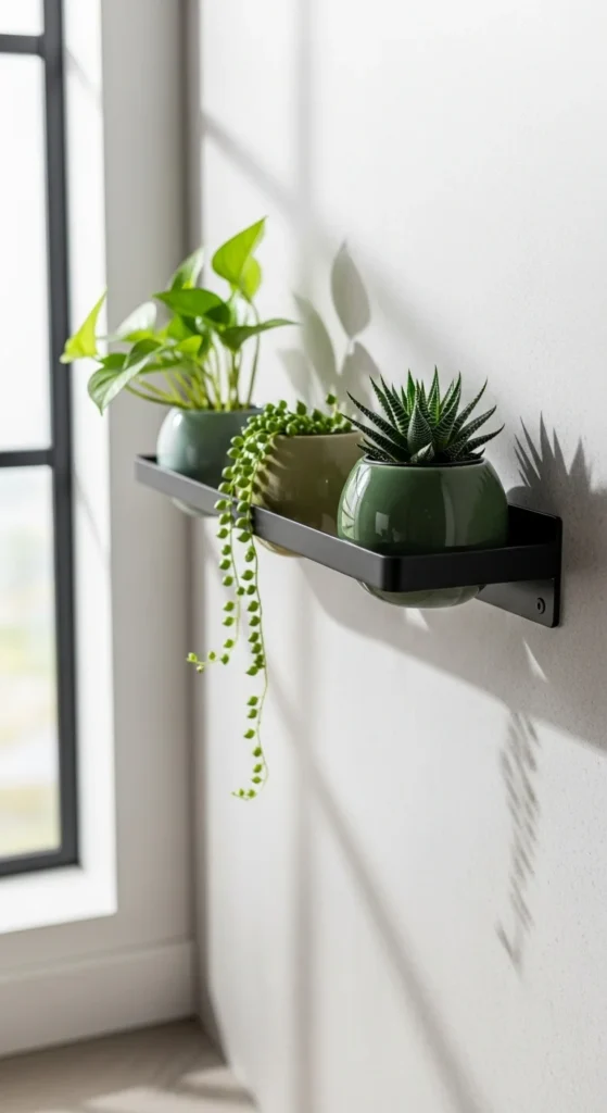 Wall-Mounted Planter Rails
