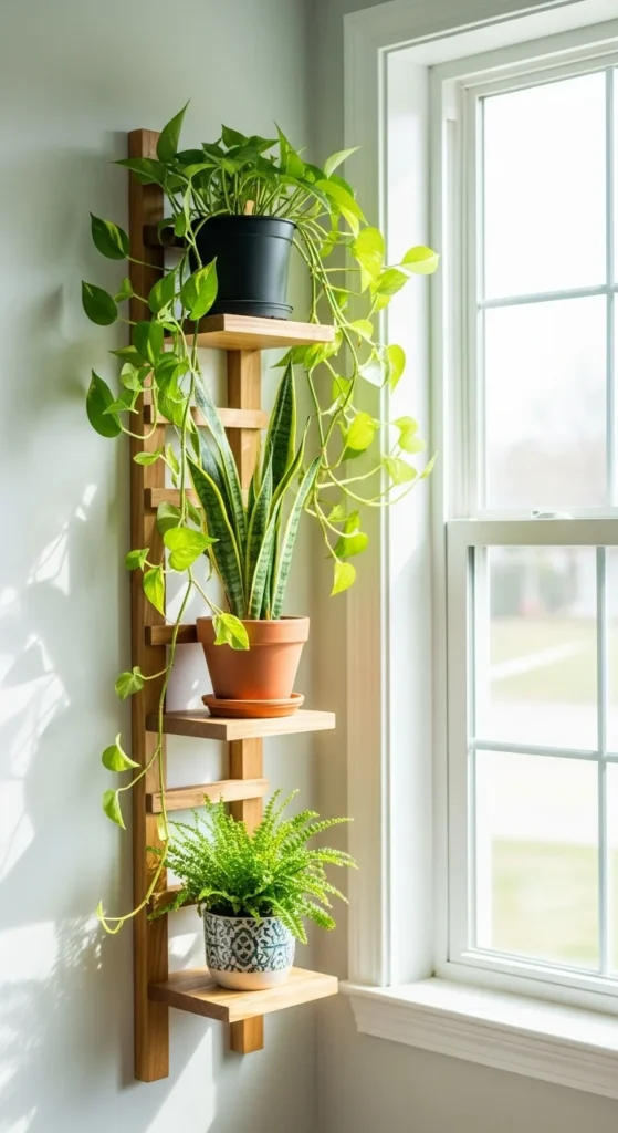 Window-Side Wall Plant Racks