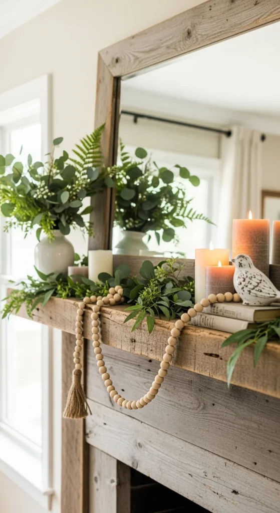 Wooden Bead Garland Accents