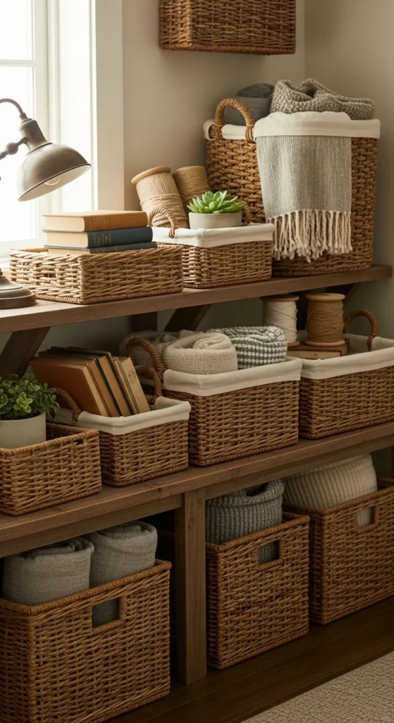 Woven Baskets for Storage