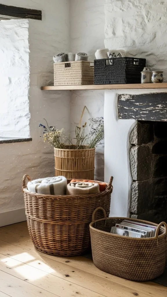 Woven Baskets for Storage