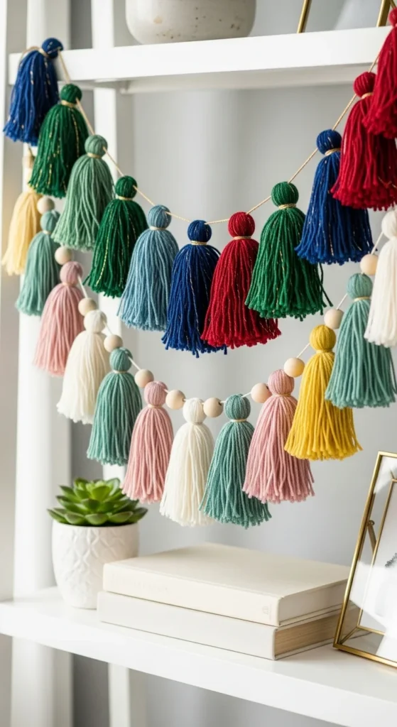 Yarn Tassel Garland