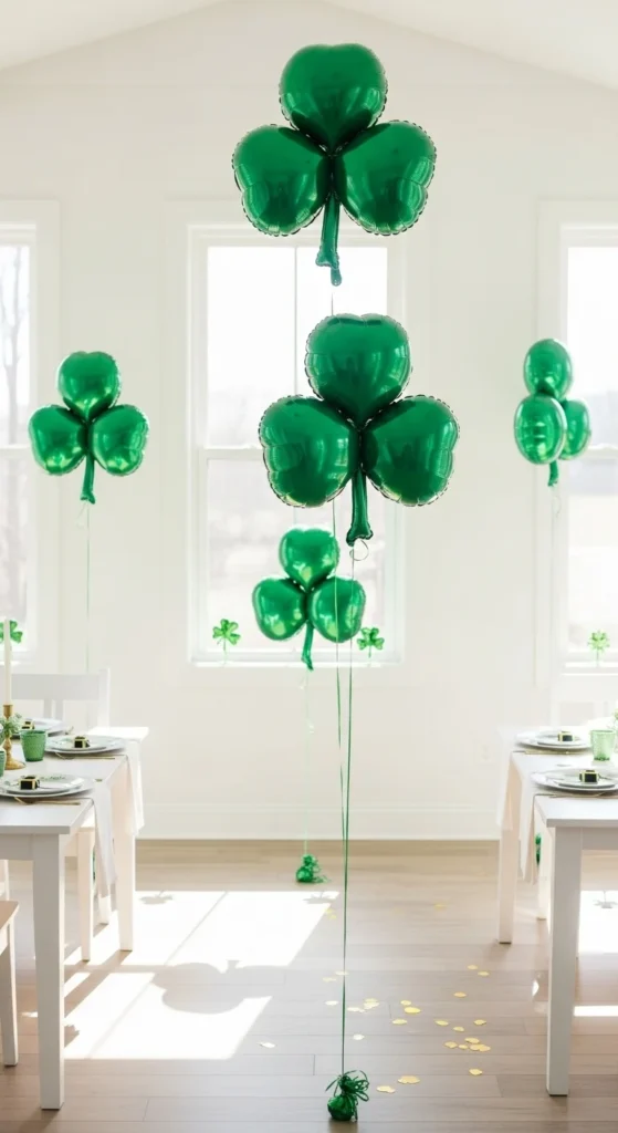 clover balloon decor