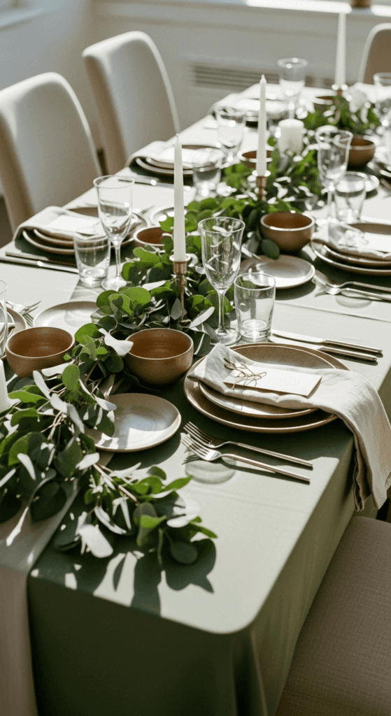 green tablescapes