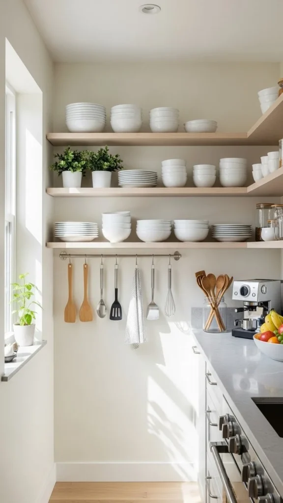 how to add storage to small kitchens