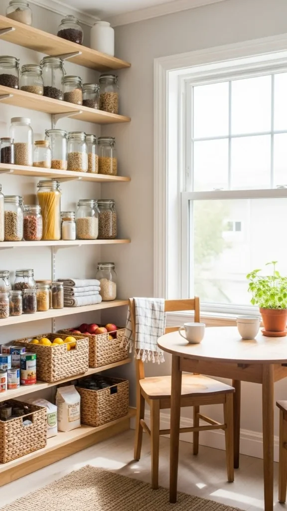how to create a pantry space