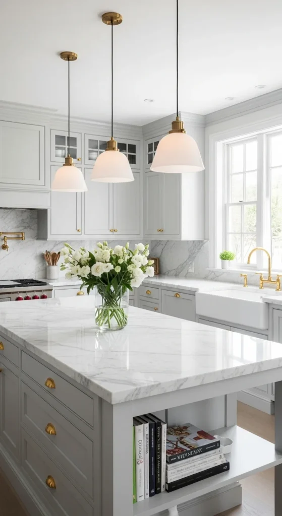how to decorate a glam kitchen