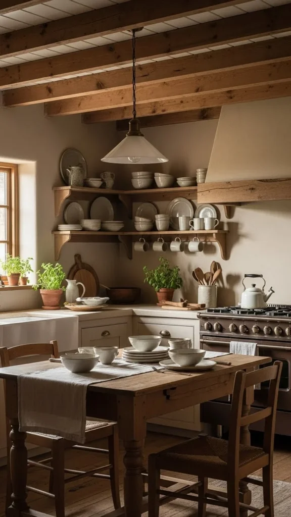 how to decorate a rustic kitchen
